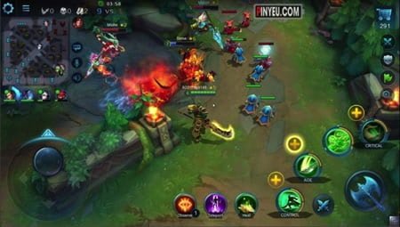 game moba hay cho android