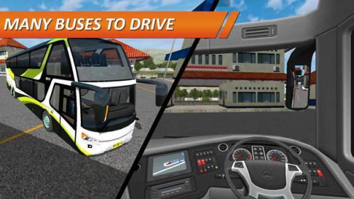 Bus Simulator Indonesia lái xe ở indo