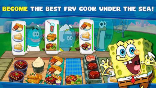 SpongeBob cooking 