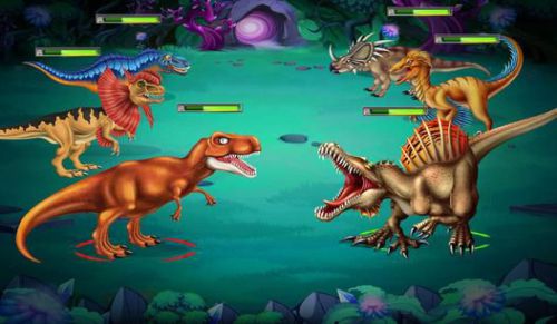 Dino Battle chiến đấu