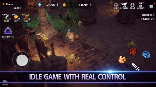 Dungeon Knight tiêu diệt quái vật