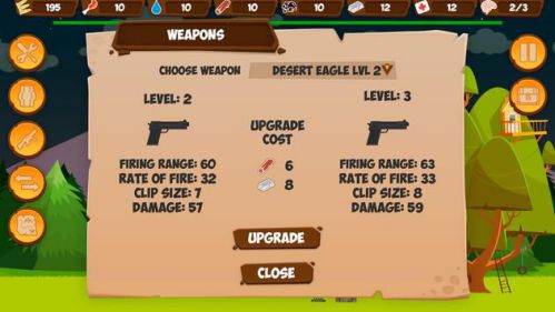 Zombie Forest HD hack nâng cấp