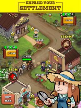 Idle Frontier: Tap Town Tycoon [Mod] – Nâng Cấp