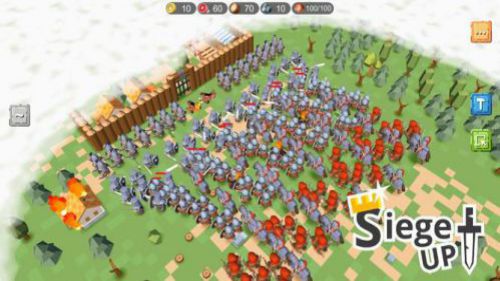 RTS Siege Up đánh bại kẻ thù