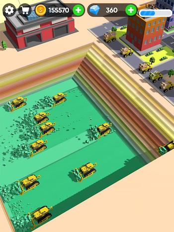 Dig Tycoon mod kim cương