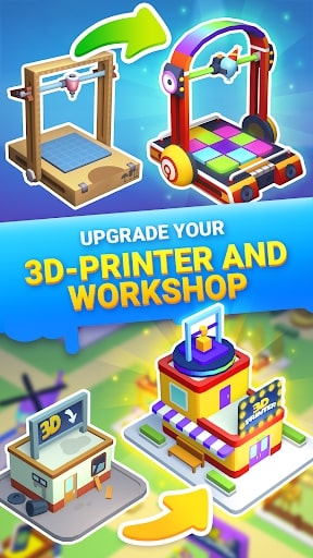 Idle 3D Printer mod không quảng cáo