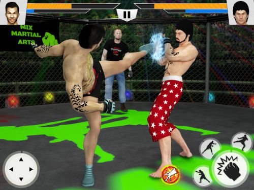Martial Art Cage Battle King chiến đấu trên võ đài