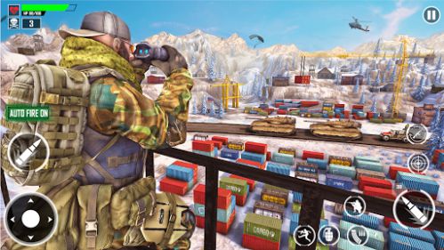 Free Cover Fighting Sniper Game Gun Games 3D-Gun Shooting Game
