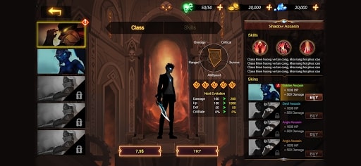Shadow Lord: Legends Knight MOD kim cương