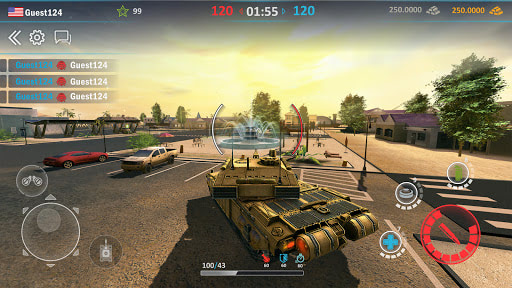 Tank shooting game hacked