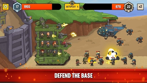 World War Defense MOD tiền