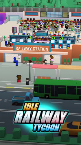 Idle Railway Tycoon game kinh doanh