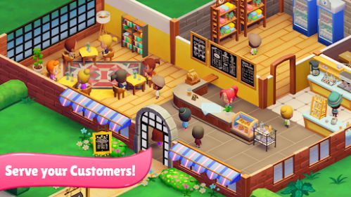 Idle Cafe World kinh doanh cafe
