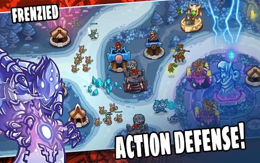 Kingdom Defense: TD RPG mod tiền kim cương
