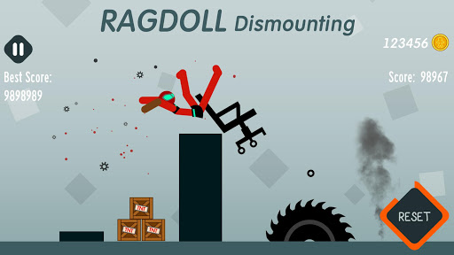 Ragdoll Dismounting hack tiền