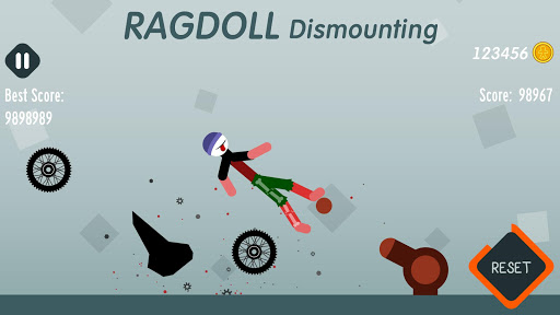 Ragdoll Dismounting mod unlocked