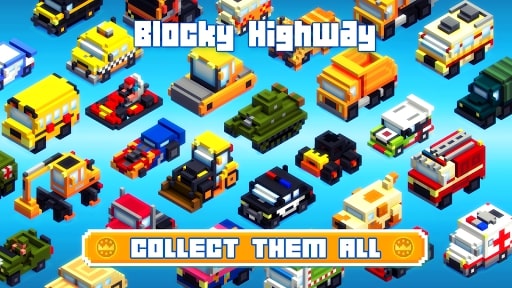 Blocky Highway mod tiền
