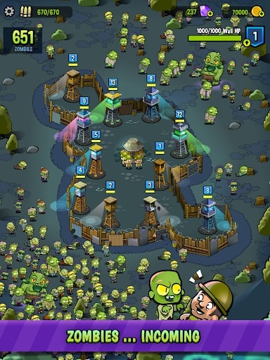 Zombie Towers MOD unlimited money