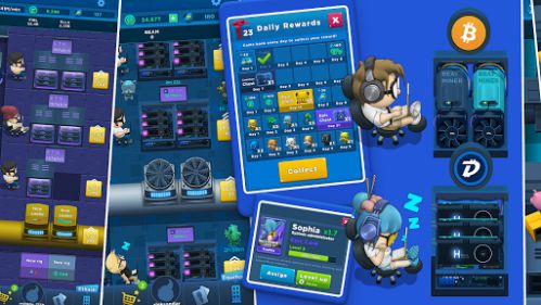 Crypto Idle Miner Bitcoin mining game gamehayvl