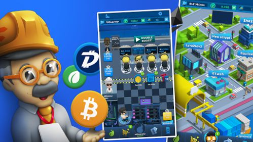 Crypto Idle Miner Bitcoin mining game game kiếm tiền bitcoin