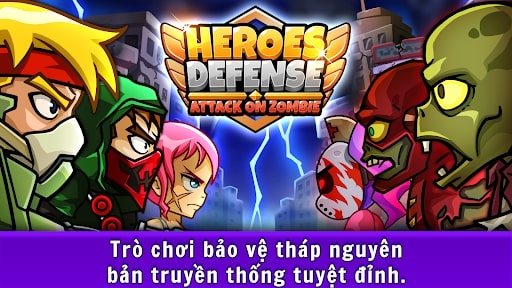 Heroes Defense MOD triển khai vô hạn