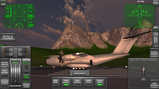 Turboprop Flight Simulator 3D MOD tiền