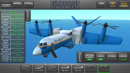 Turboprop Flight Simulator 3D MOD nhiên liệu