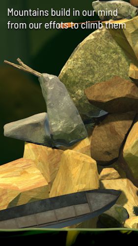 Getting Over It with Bennett Foddy leo núi