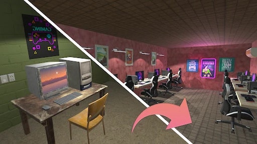 Gamer Cafe Job Simulator Hack tiền