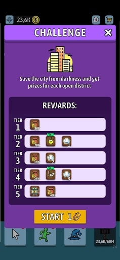 Green button: Money clicker Không quảng cáo