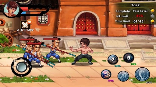 Kung Fu Attack: Final Fight Hack tiền