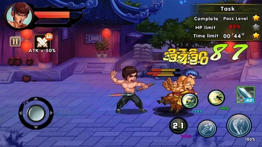 Kung Fu Attack: Final Fight MOD tiền
