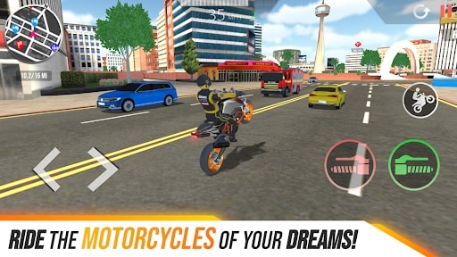 Motorcycle Real Simulator MOD tiền