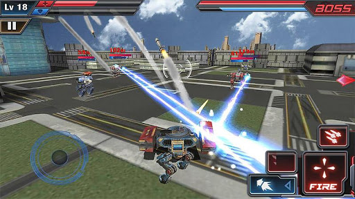Robot Strike 3D mod tiền
