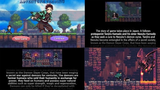 Tanjiro Game: Pixel Adventure Hack tiền