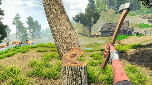 Woodcraft Island Survival MOD not hungry
