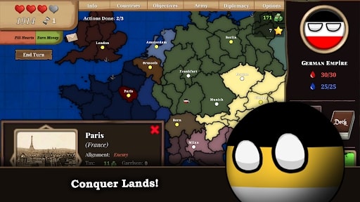 Countryball: Europe 1890 MOD mua sắm