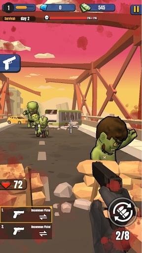 Idle Zombie Shooting Hack tiền
