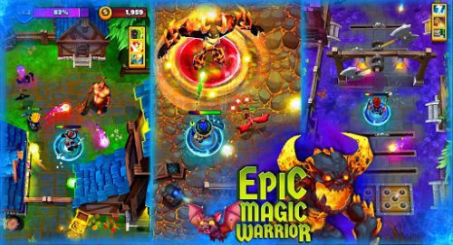 Epic Magic Warrior tiêu diệt quái vật
