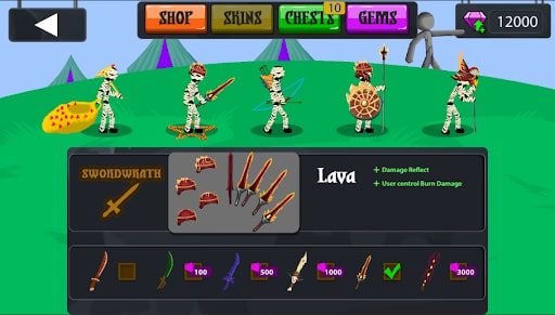Stick Battle: Zombie War MOD kim cương