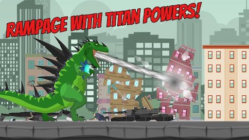 Hybrid Titan Rex: City Rampage MOD tiền