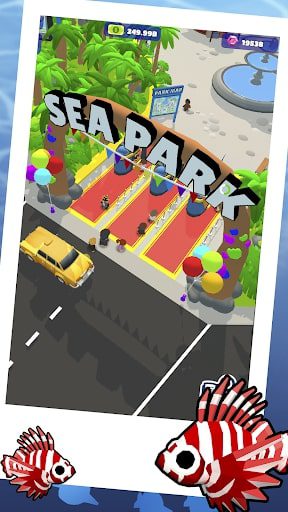 Idle Sea Park MOD tiền