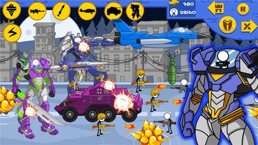 Stickman Modern Total War MOD tiền
