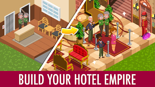 Hotel Tycoon Empire: Idle game MOD tiền