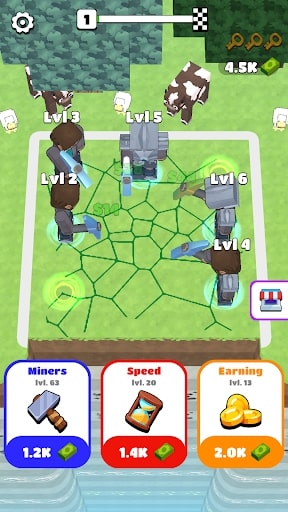 Mining Rush 3D: Idle Merge MOD gỡ quảng cáo