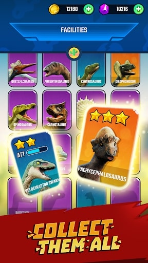 Jurassic Warfare: Dino Battle mod gold