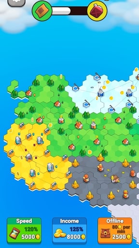 Factory World MOD tiền