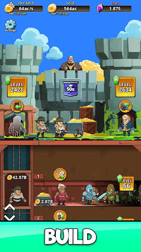 Idle King - Fantasy RPG manage MOD vàng