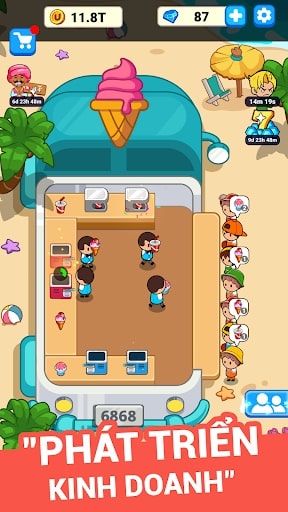 Food Fever: Restaurant Tycoon MOD vô hạn tiền