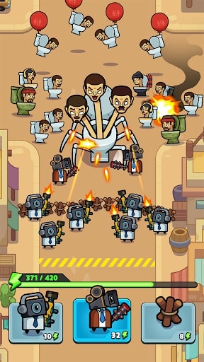 Toilet Fight: Police vs Zombie MOD kim cương